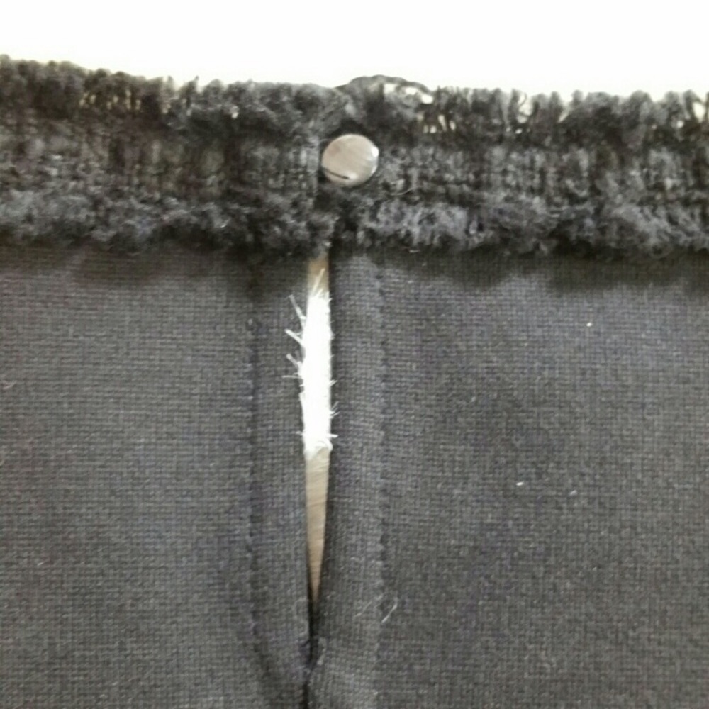 🎉HP🎉NWT J.Crew fringe shell in tweed and lace - Picture 6 of 6
